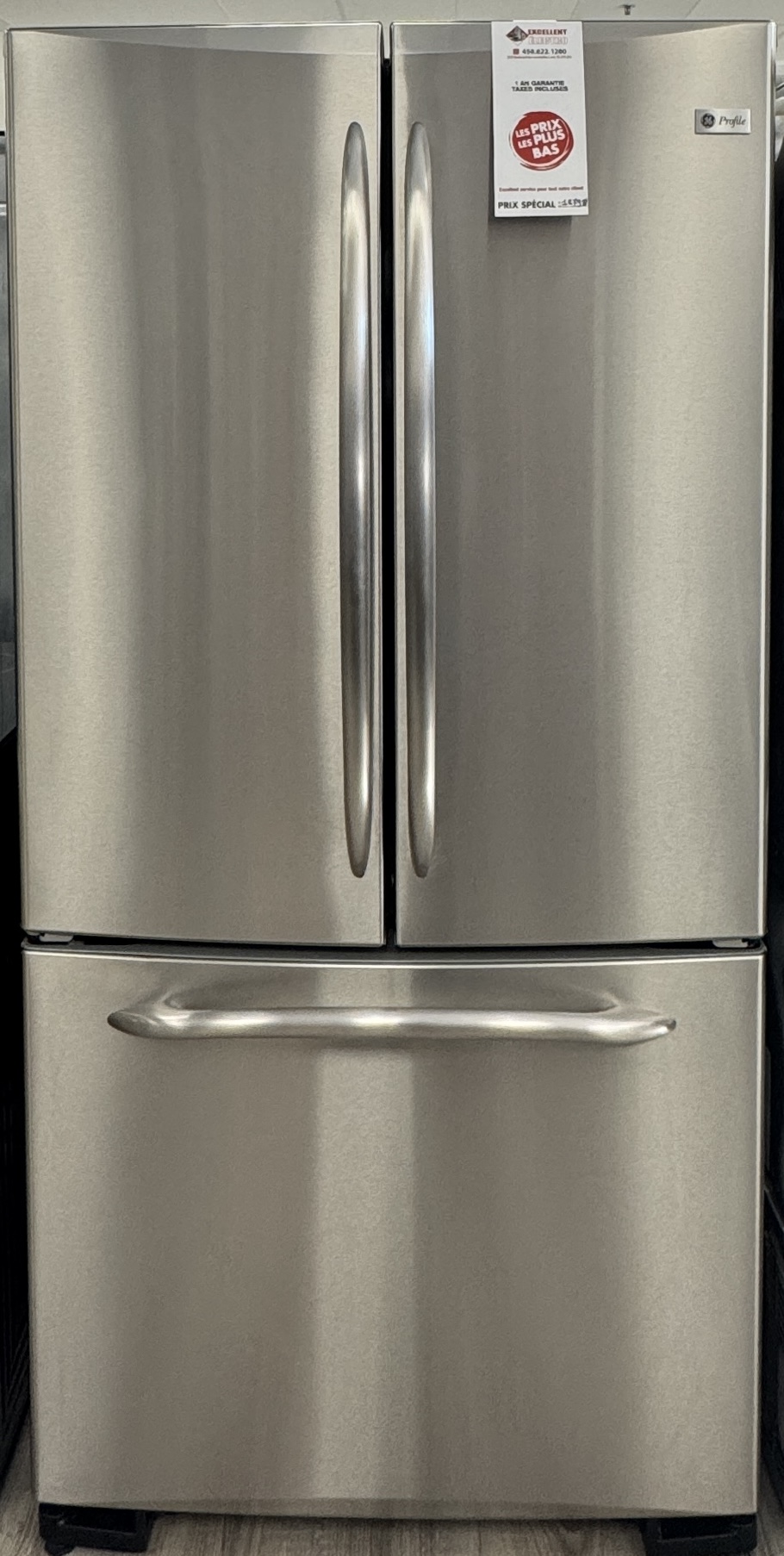 GE Profile - 33'' Refrigerator - Stainless Steel - French Door - Refurbished - 30001