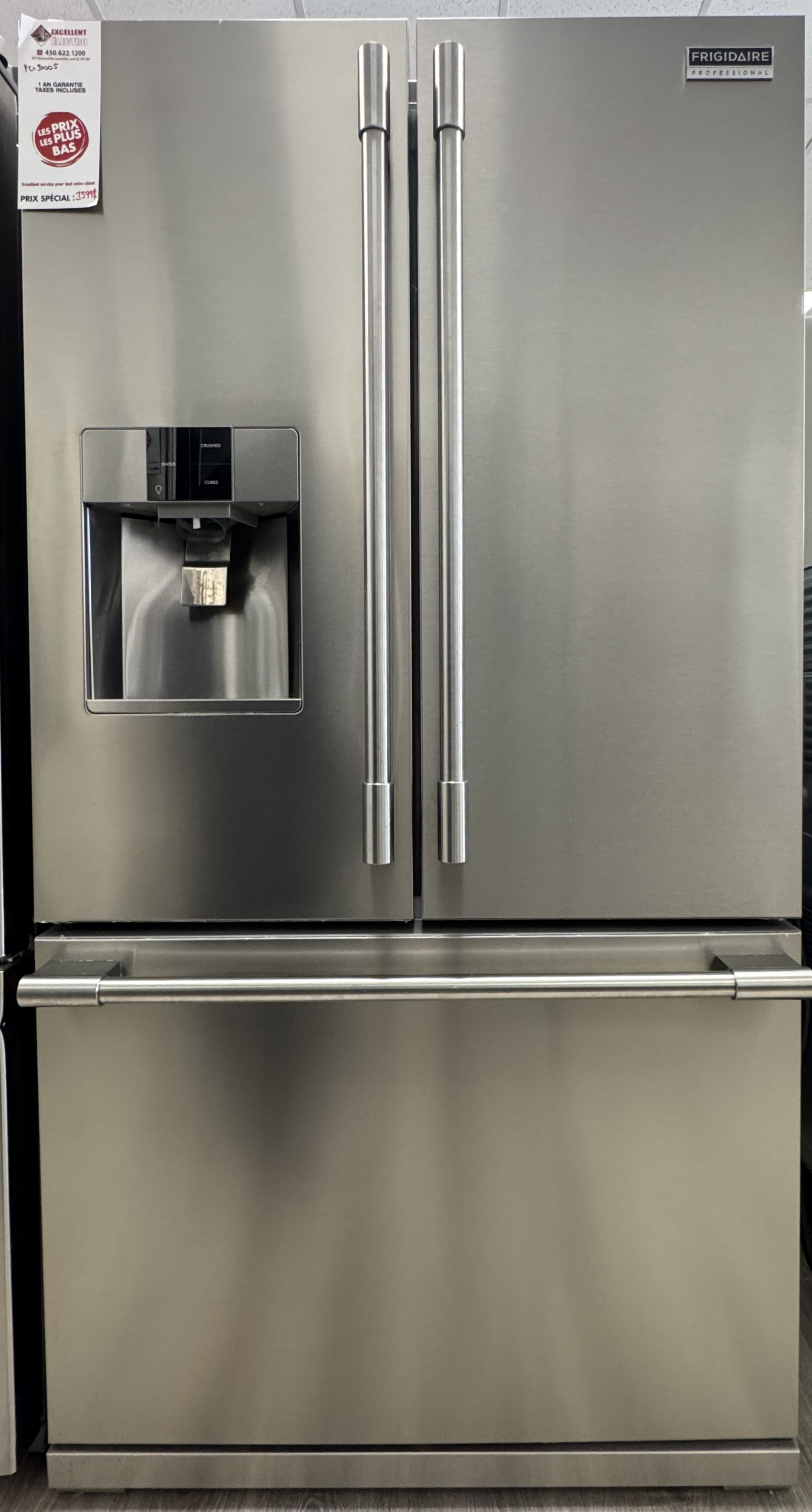 Frigidaire Profesionnal - 36'' Refrigerator - Stainless Steel - French Door - Refurbished - 30005