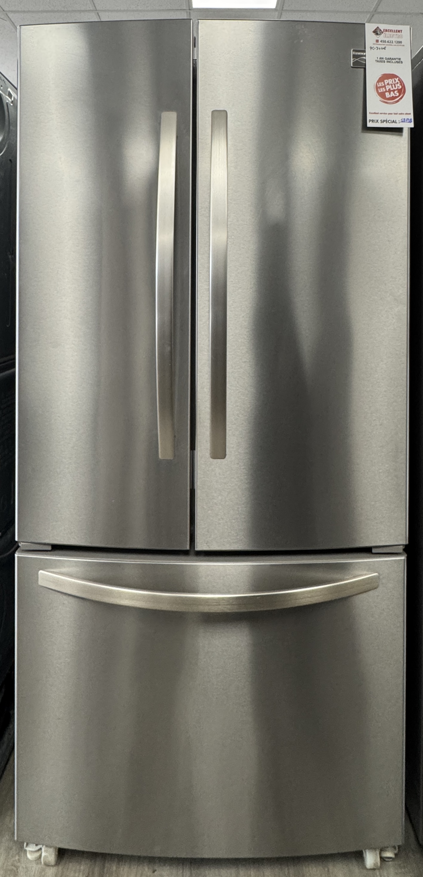 Kenmore - 33'' Refrigerator - Stainless Steel - French Door - Refurbished - 30008