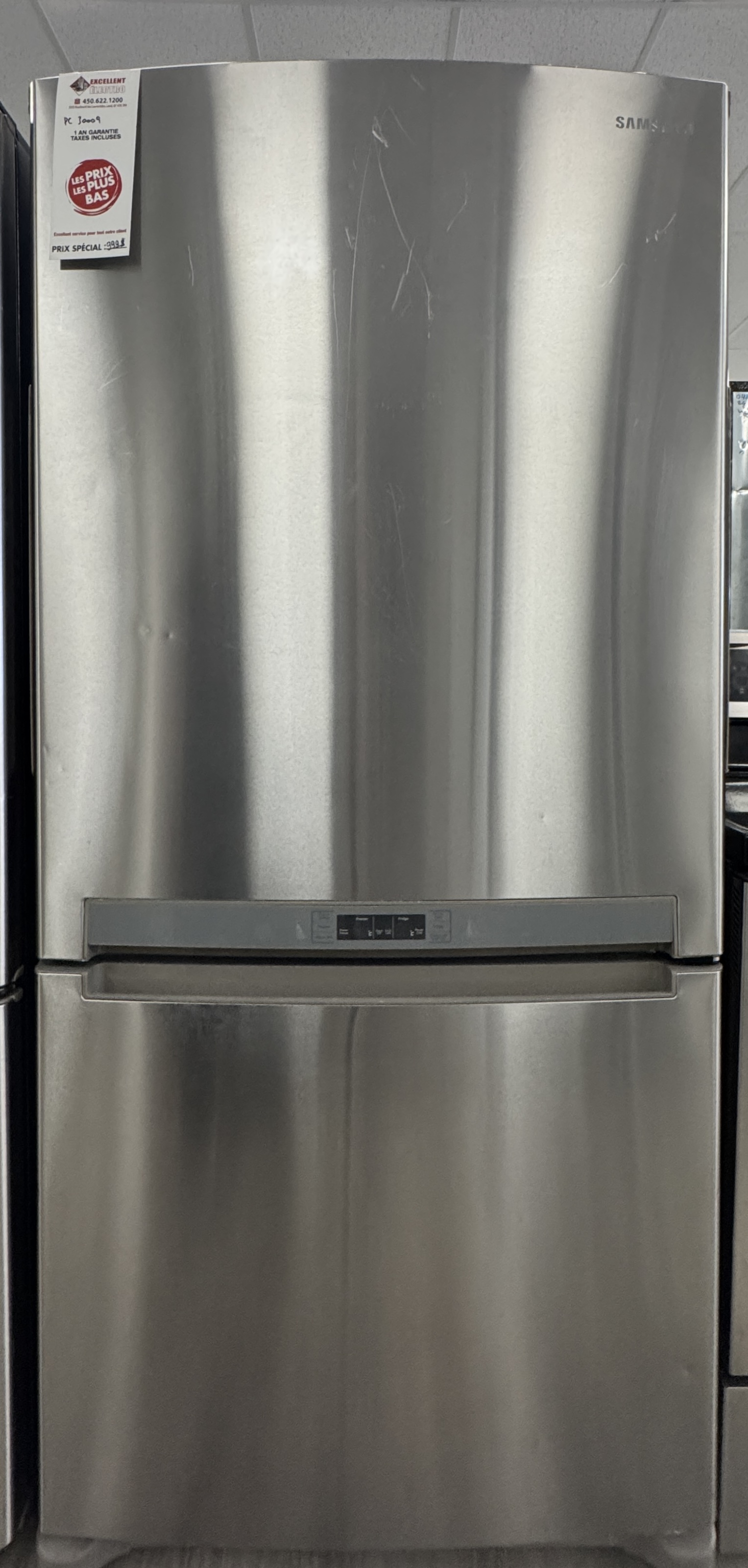 Samsung - 32.5'' Refrigerator - Stainless Steel - Counter Depth - Refurbished - 30009