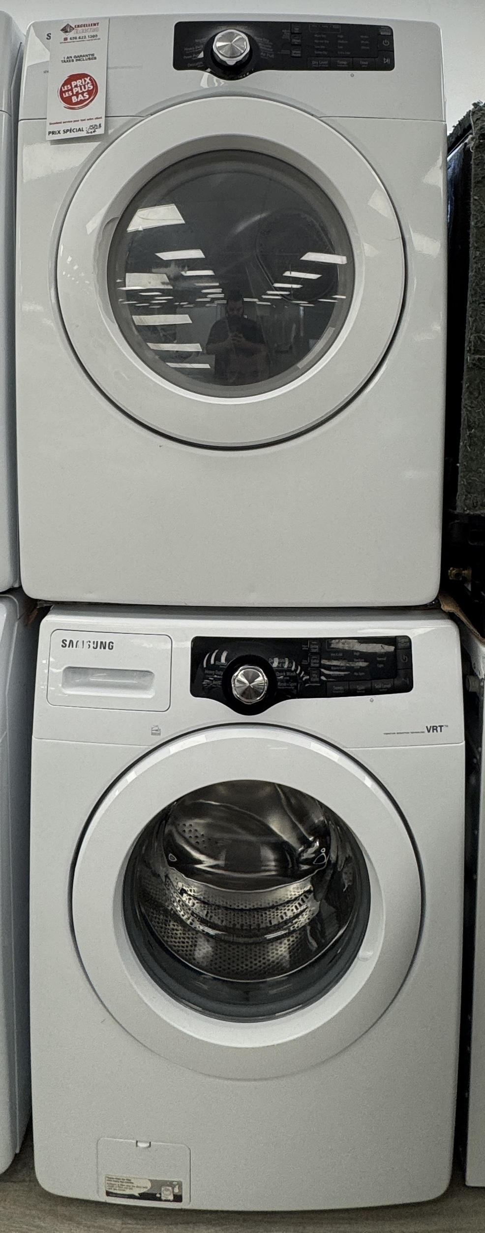 Samsung - 27'' Washer-Dryer - White - Front Load - Refurbished - 32001