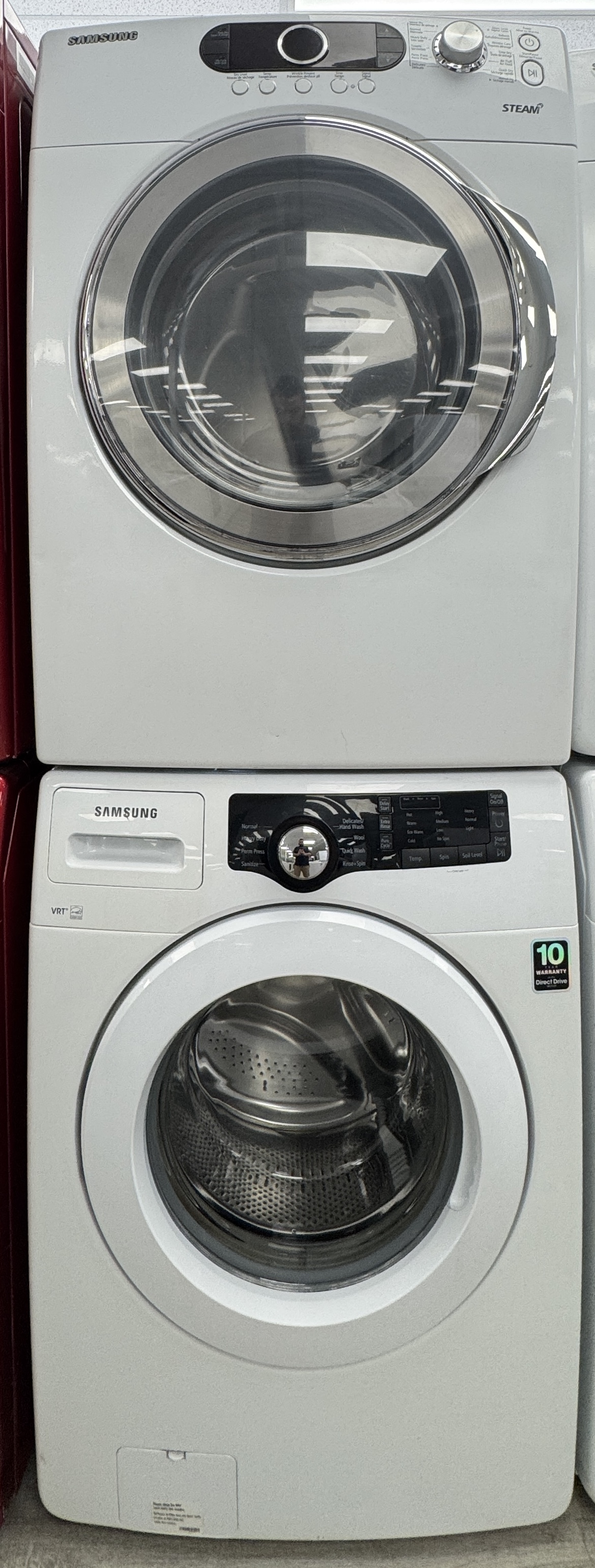Samsung - 27'' Washer-Dryer - White - Front Load - Refurbished - 32004