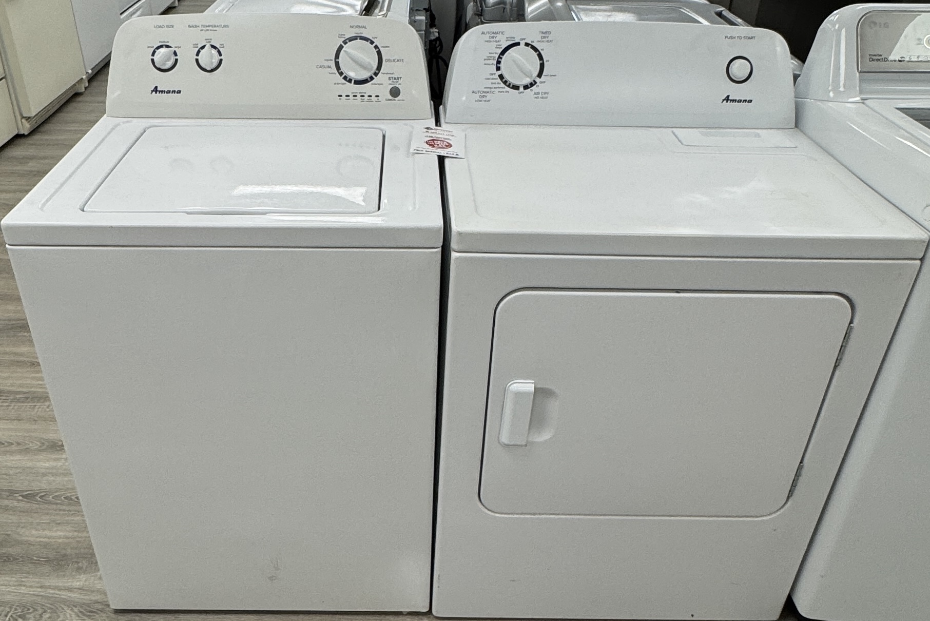 Amana - 27'' Washer 29'' Dryer - White - Regular - Refurbished - 32016