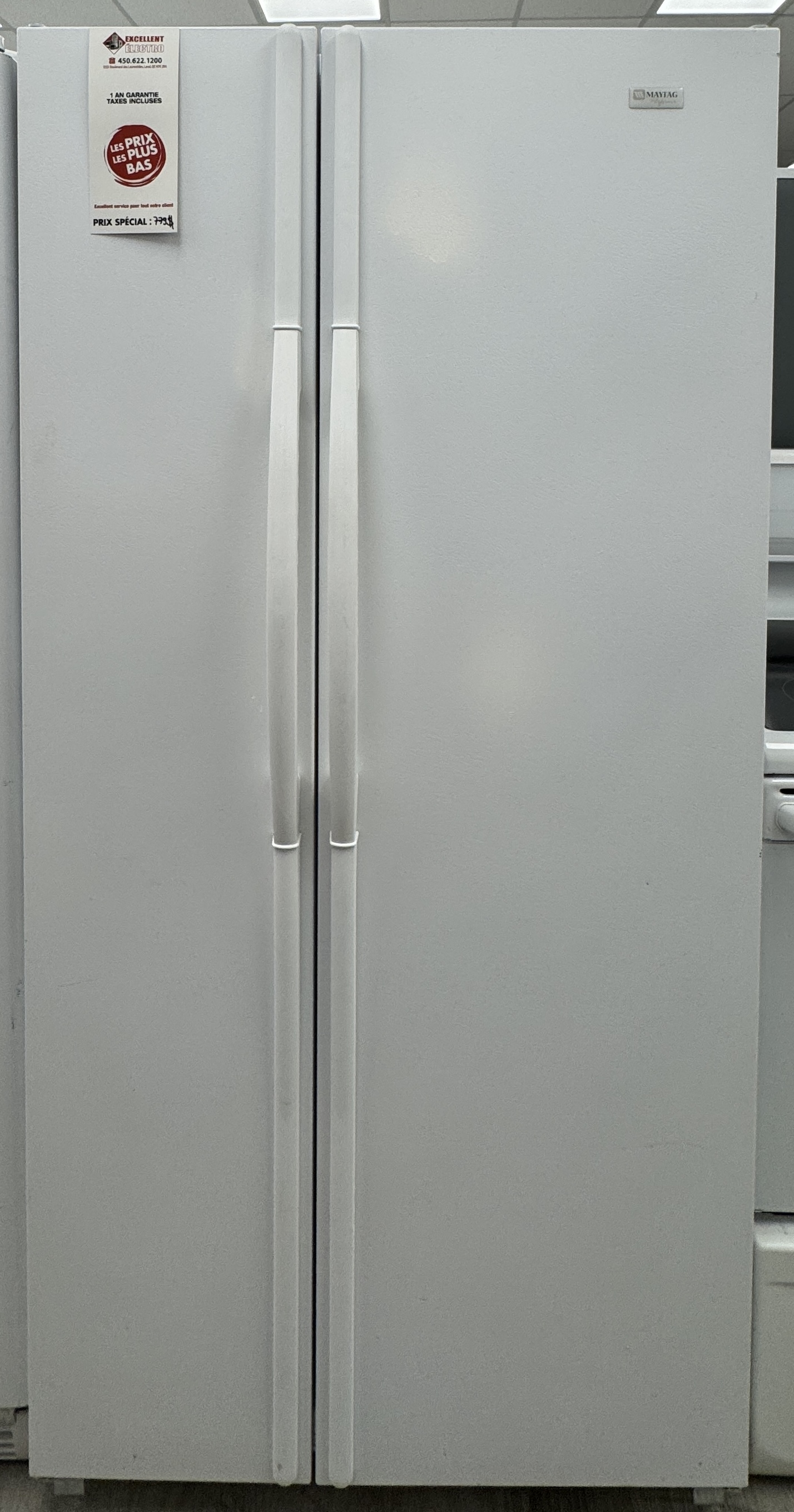 Maytag Performance - 32'' Refrigerator - White - Side by Side- Refurbished - 30043