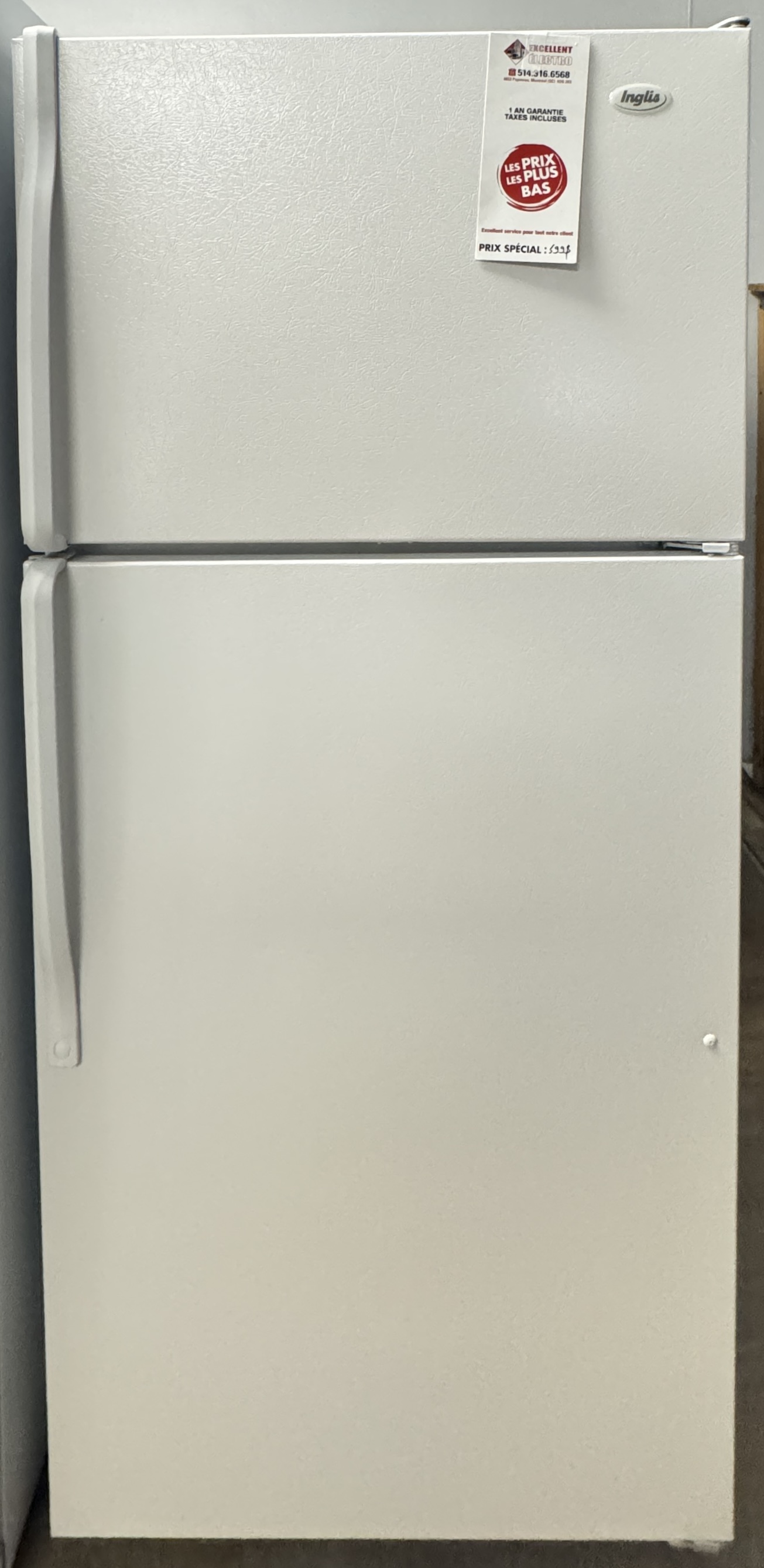 Inglis - 28'' Refrigerator - White - Top Freezer - Refurbished - 10010